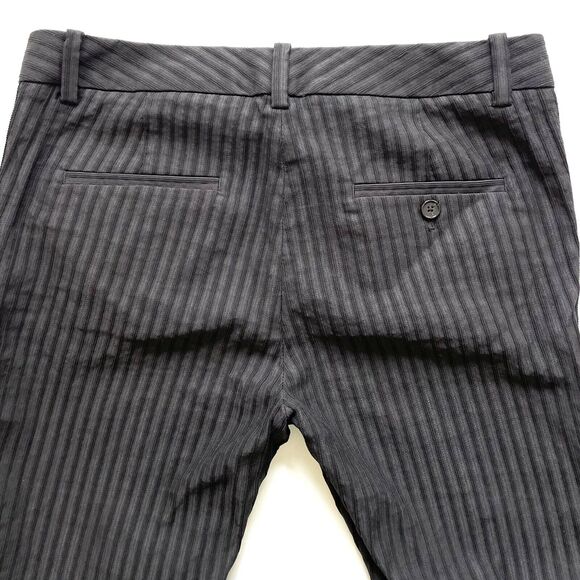 3.1 Phillip Lim Women’s Black Textured Striped Pants Straight Leg - Picture 11 of 11